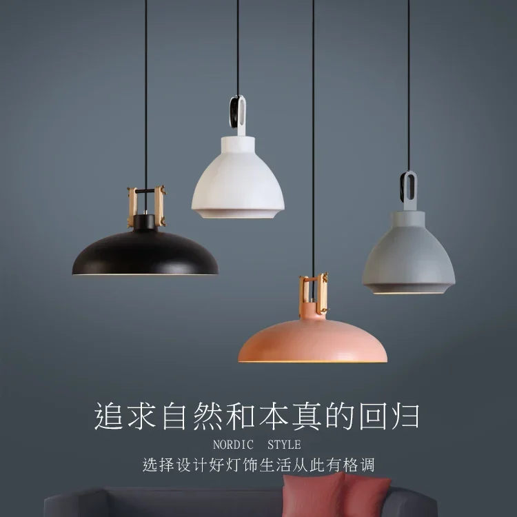 

restaurant Nordic personality creative single head chandelier designer post modern bar bedroom bedside chandelier