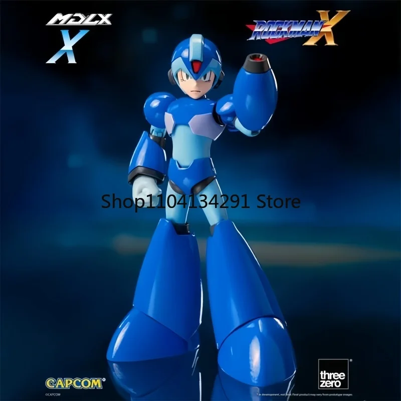 Figura de acción articulada Original ThreeZero Mega Man MDLX, edición limitada, juguete de modelos coleccionables para regalo de niños