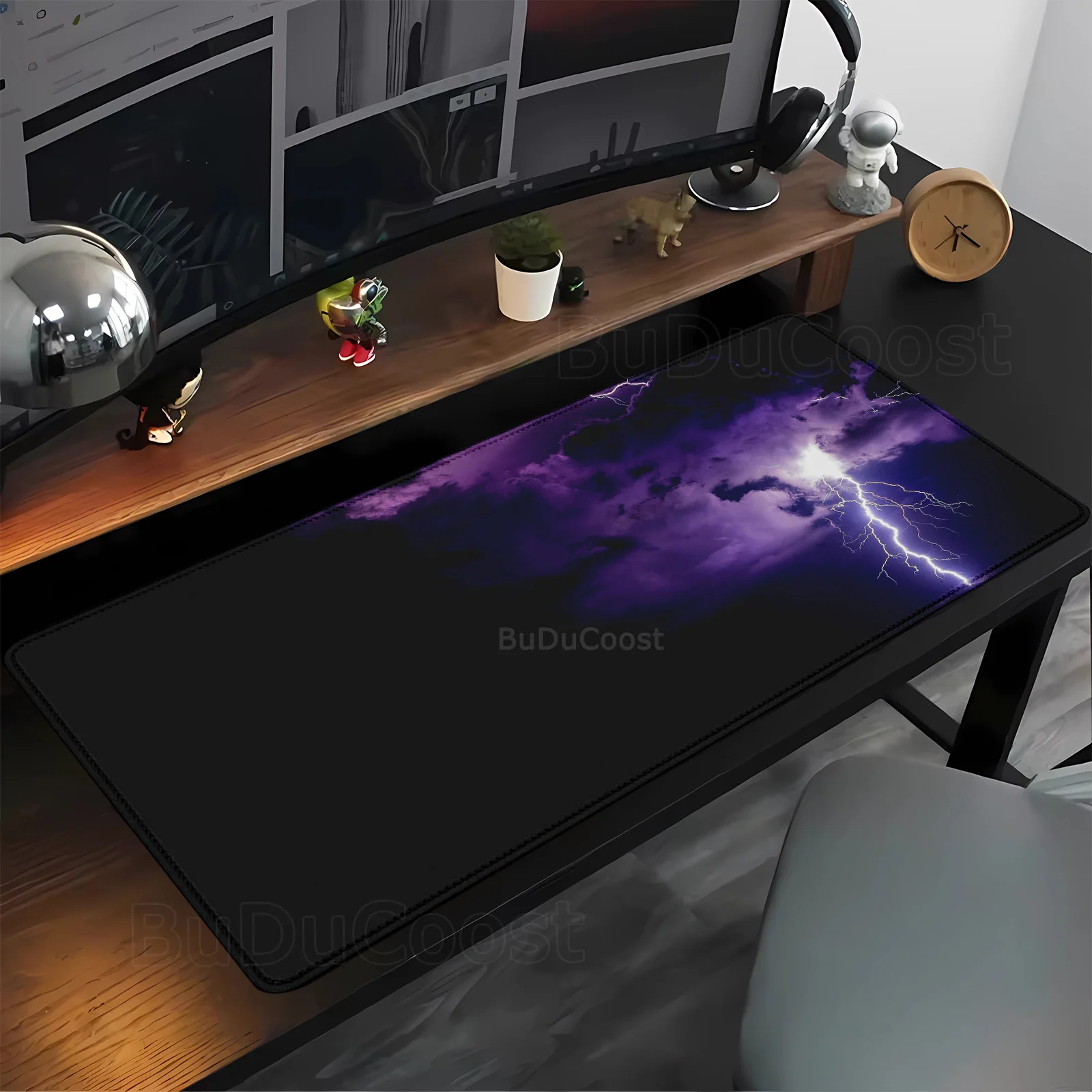 

PC Lightning Gamer Cabinet Deskmat Anime Mouse Pad Large Size Computer Accessories Rubber Mat Gaming Laptops Mousepad Mats HD