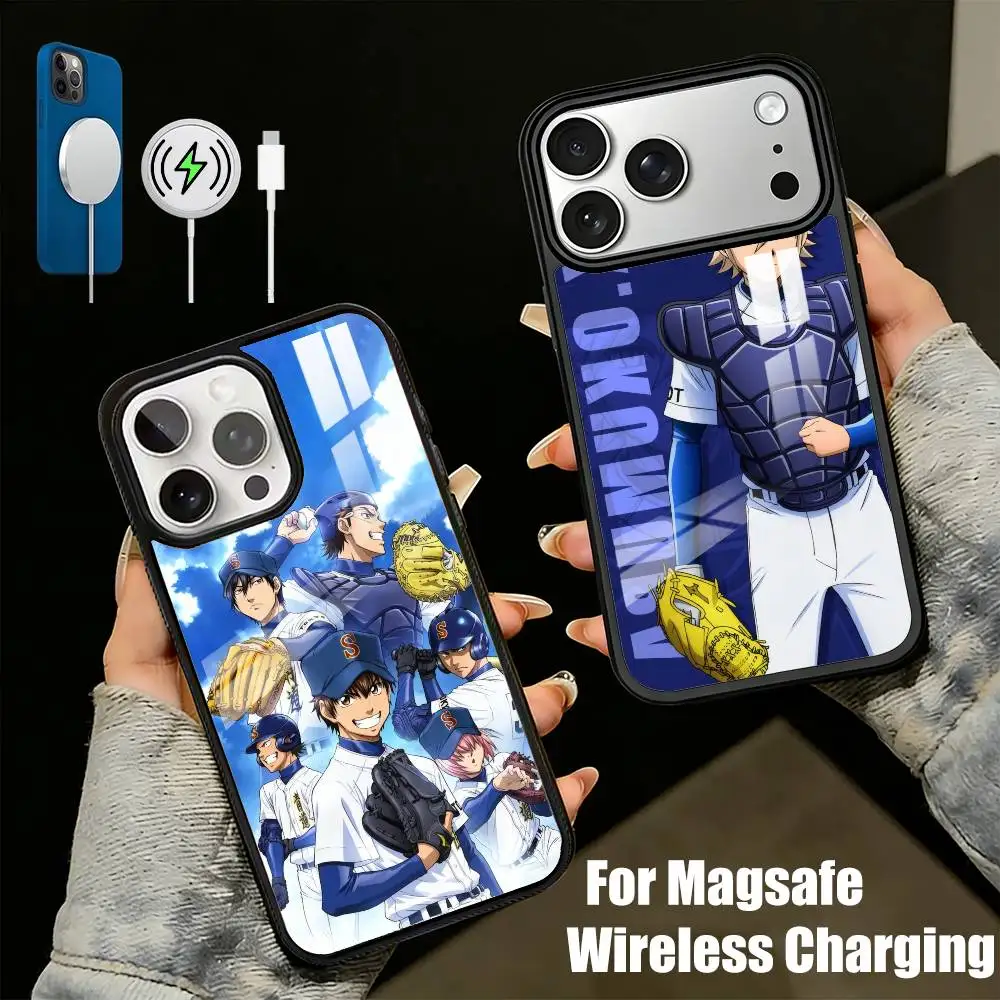 Anime Ace Of Diamond Act Season2 Phone Case For iPhone17,16,15,14,13 Plus,Pro Max Magnetic For Magsafe Wireless Charging