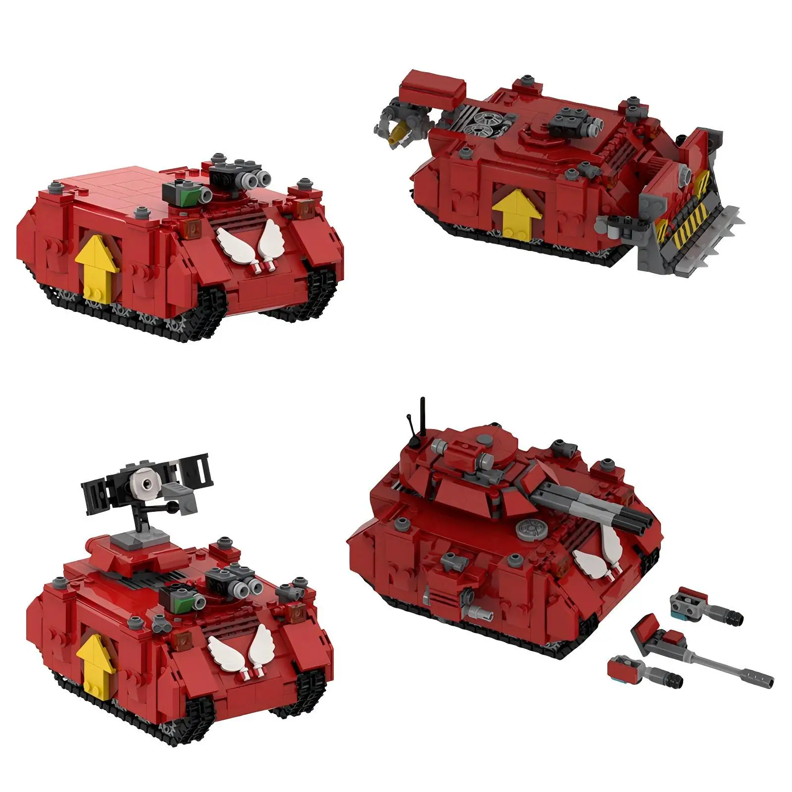 

Eonal Hammer 40k Tank Series Модель игрушки Строительный набор Blos для мальчиков Маленькие частицы Snap Together Игрушки Подарочный набор