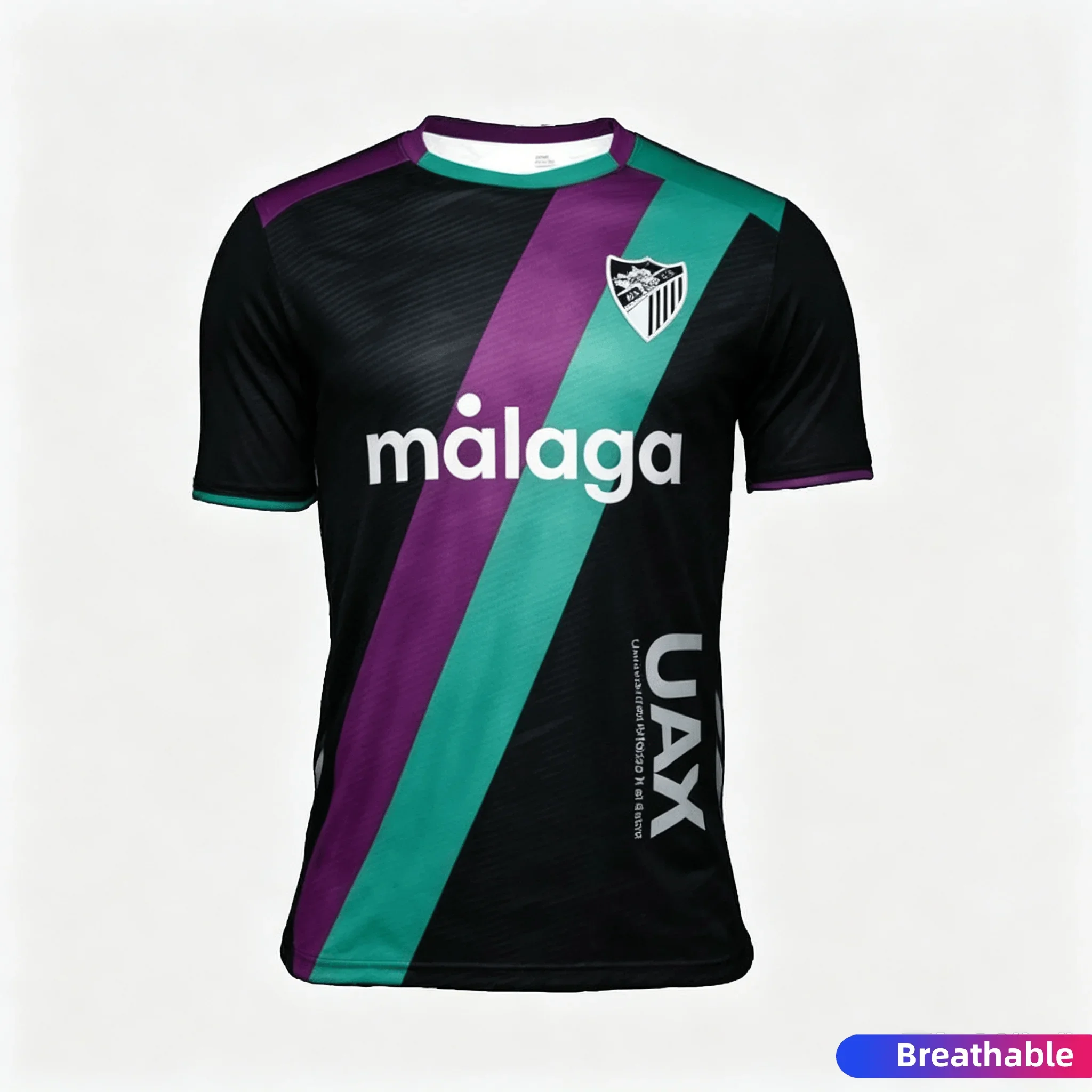 2026-27 Neues Herren Spanien Top Erwachsenen Heimtrikot Fußballspiel Sport M-Málaga Heim Herren Trainings-Atmungsaktives Fußball-Eltern-Kind-Set – Detail 3