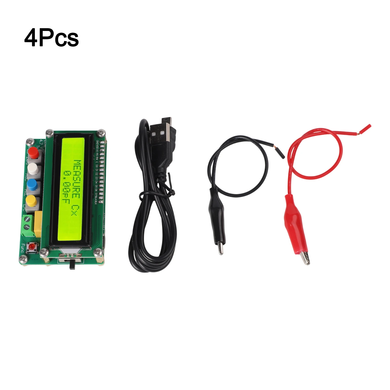 Capacitance Measurement Instrument Analyzer 8*5*3cm Capacitance Tester 0.01 PF Resolution 500 KHz Test Frequency