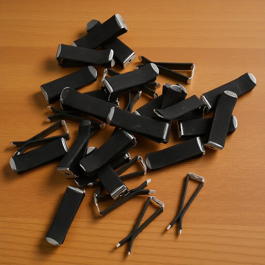 

30 Pieces Automotive Vent Clips Premium Metal Air Freshener Holder for Car Outlet 22Mm Screw Hole Black Clamp for Fragrance