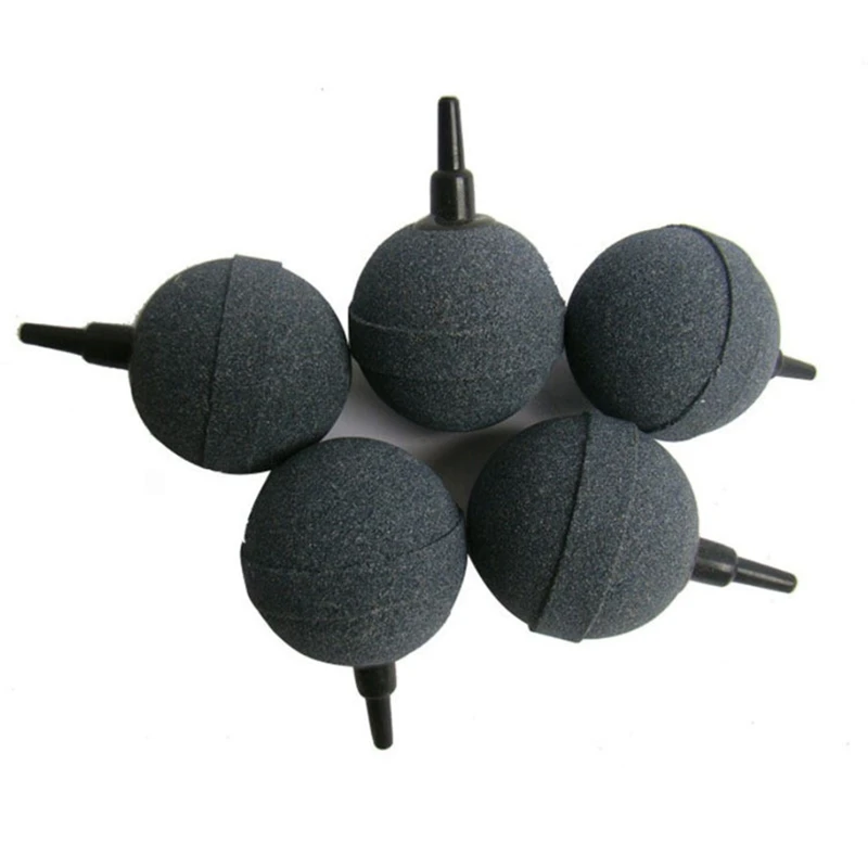 Air Stone Bubble Diffuser Ball Shape Stones Aerator Air Pump Accessories for Aquarium Ponds Fish Tank Hydroponics