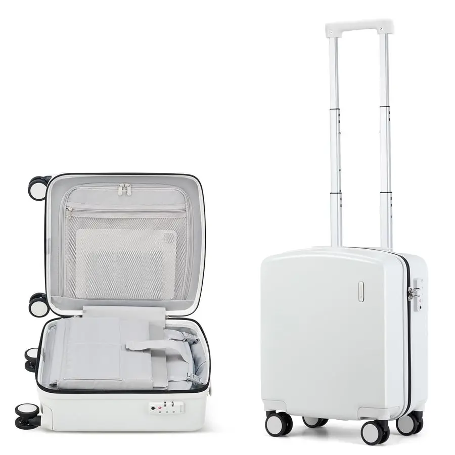 

Inch Underseat Carry On Luggage, AirlineApproved Hard Shell Small Suitcase with Spinner Wheels, Lightweight Tsa Lock Travel Lugg