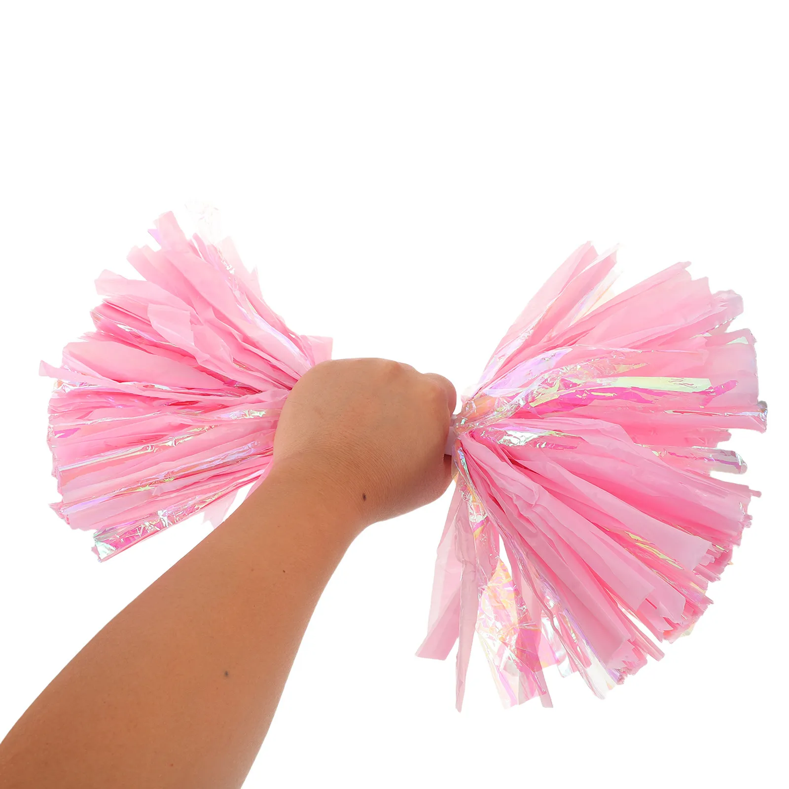 

2 шт. легких спортивных помпонов для черлидинга с цветочным дизайном, идеально подходят для соревнований по командному духу, удобно носить с собой, для танцев