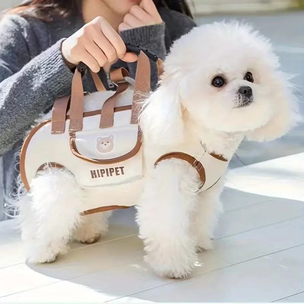 Niedlicher Hunde-Rucksack – ideal für kleine bis mittelgroße Haustiere – ideal für Reisen, den täglichen Gebrauch, Spaziergänge, als Transporttasche für Haustiere, als Hunde-Transportbox. – Detail 1