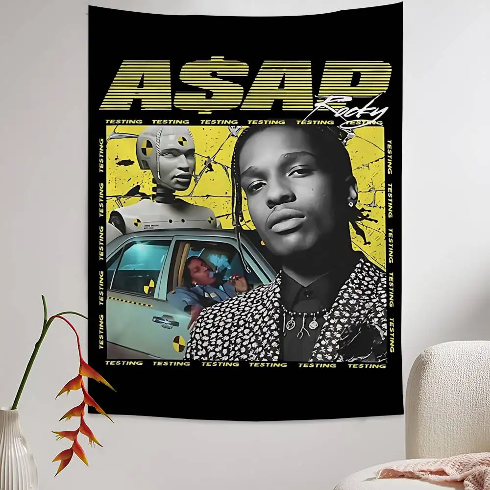 

A-Asap рэпер R-Rocky красочный гобелен настенный богемный настенный гобелен Мандала настенные листы