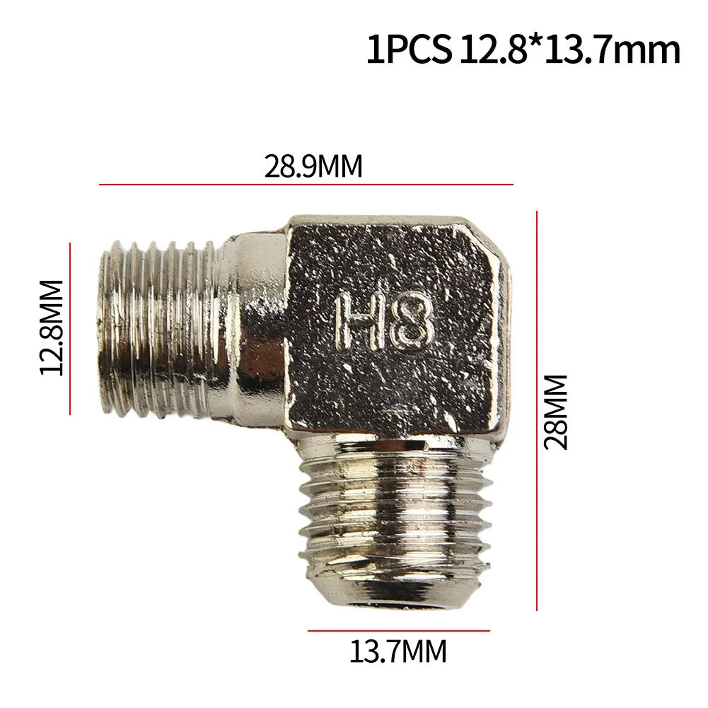 High-Quality Material Air Compressor Pump Elbow Unloader Valve 90 Degree Relief Repair End Cover Tube Connector Copper Plumbing