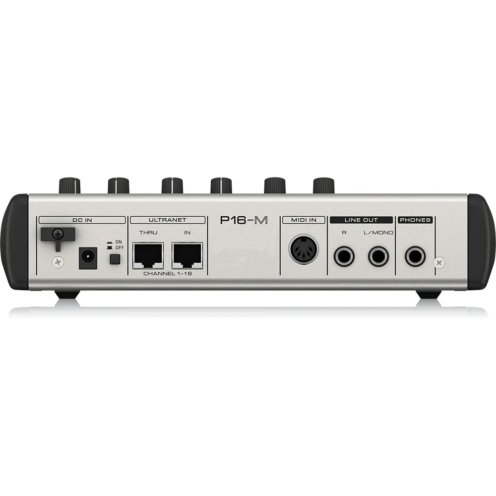 Paulkitson P16‑M 16-Kanal Digitaler Persönlicher Mixer Audio-Mischpult Modernste 24-Bit-DAC für Premium-Audioqualität – Detail 9