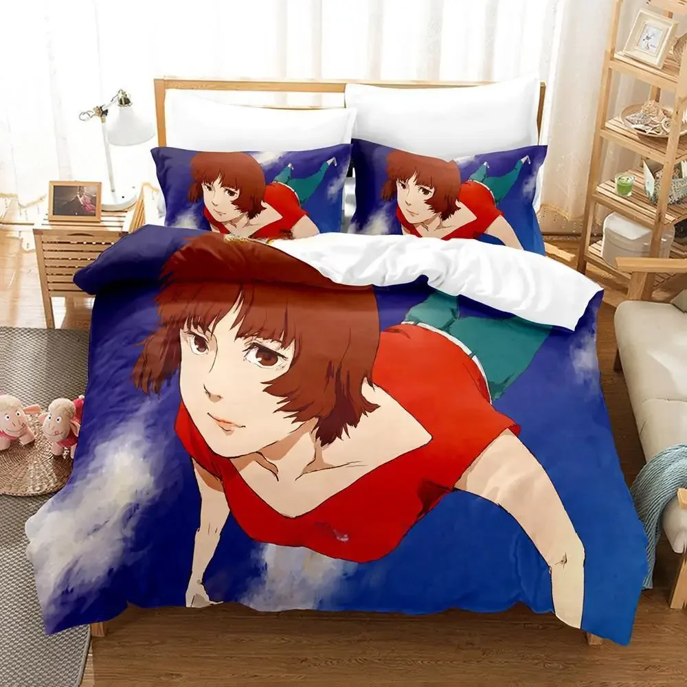 

2024 Anime Paprika Bedding Set Single Twin Full Queen King Size Bed Set Adult Kid Bedroom Duvet cover Sets Anime Bed Sheet Set