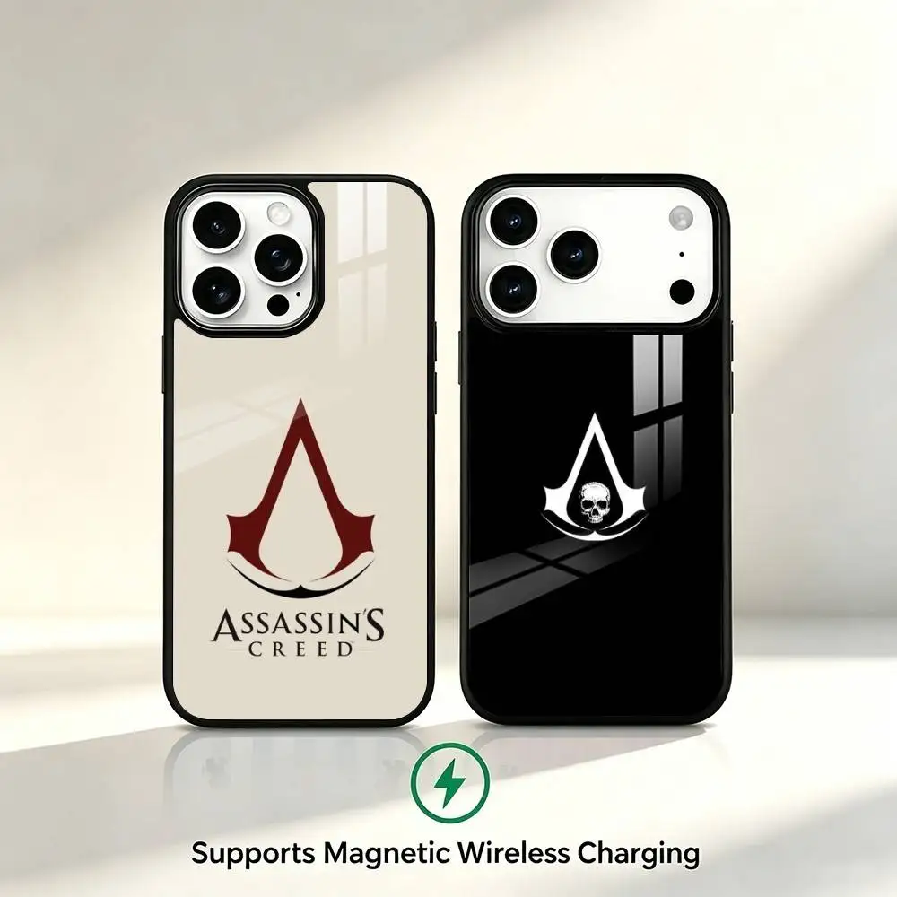Popular Game Assassins Creed Phone Case For iPhone17,16,15,14,13,12,11 Plus,Pro Compatible with magnetic wireless charging