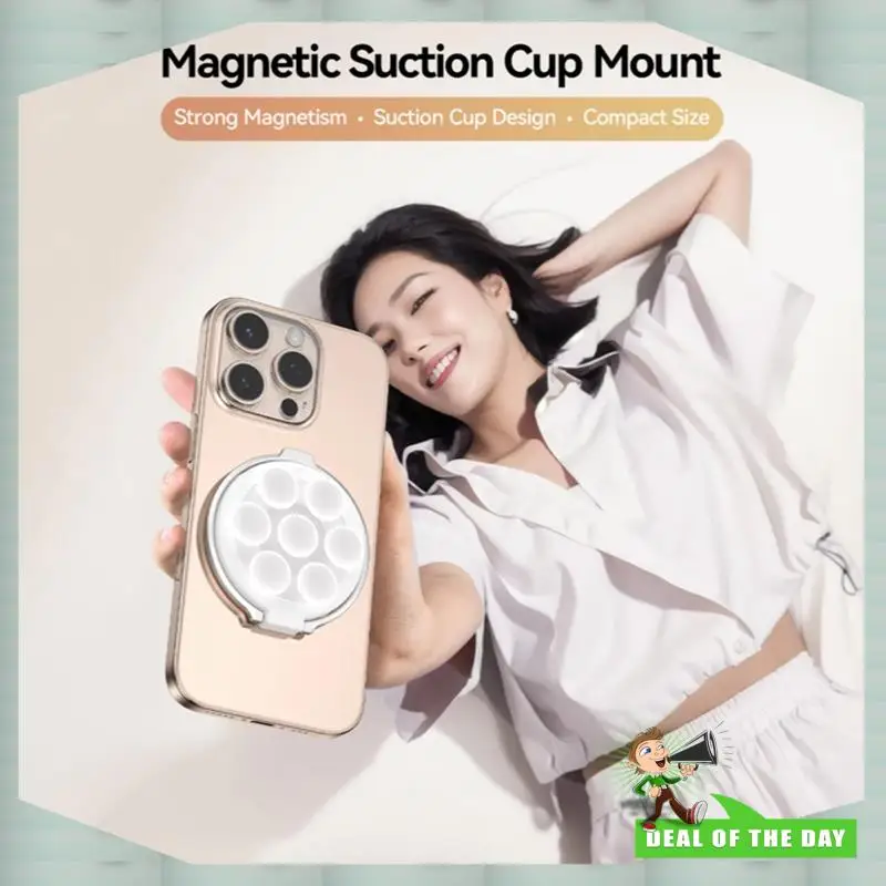 تسليم 24 ساعة دش حر اليدين حامل هاتف متعدد الوظائف المغناطيسي شفط كأس حامل قبضة مرآة متعددة الوظائف آيفون أ