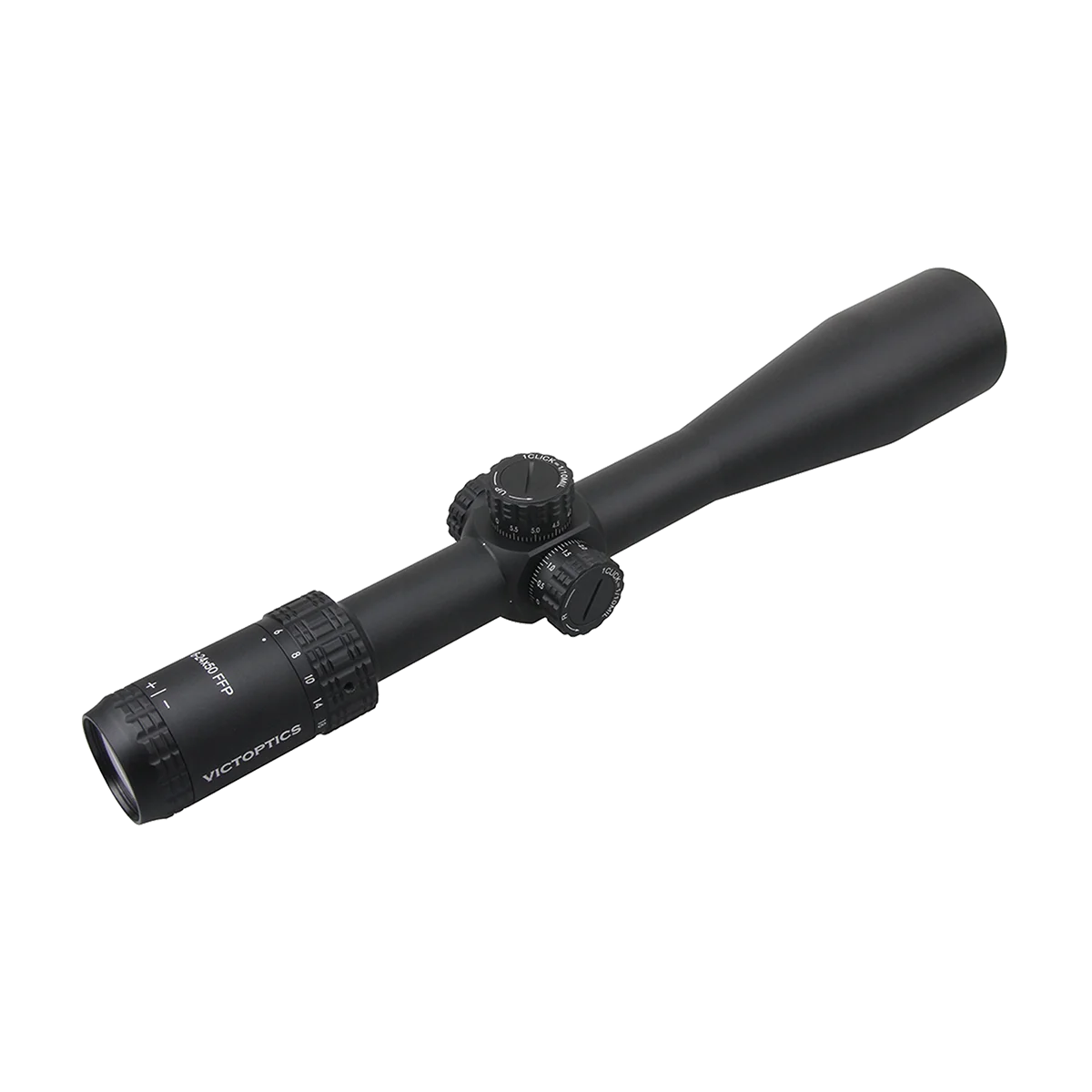 Victoptics S4 6-24X50 FFP Zielfernrohr mit Turret-Lock-Funktion und großem Seitenrad für Luftgewehr-Wettkämpfe und Jagd – Detail 4