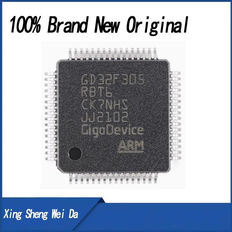 New Original GD32F305RBT6 GD32F305 LQFP-64 Chip 32-Bit Microcontrolle MCU