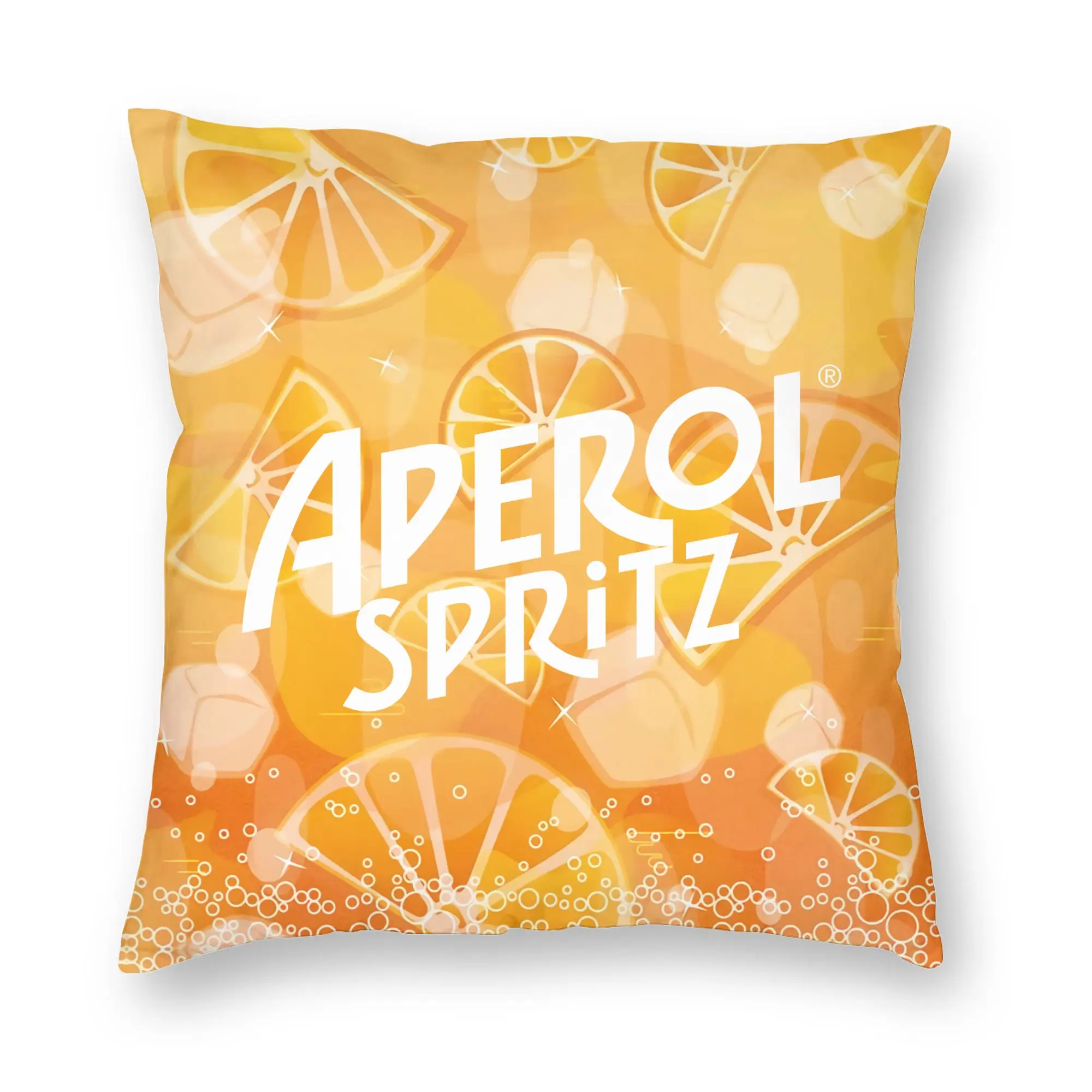 Aperols Spritz Love Drink Cocktail Luxury Throw Pillow Cover Decoracion Salon Case  Sofa Cushion