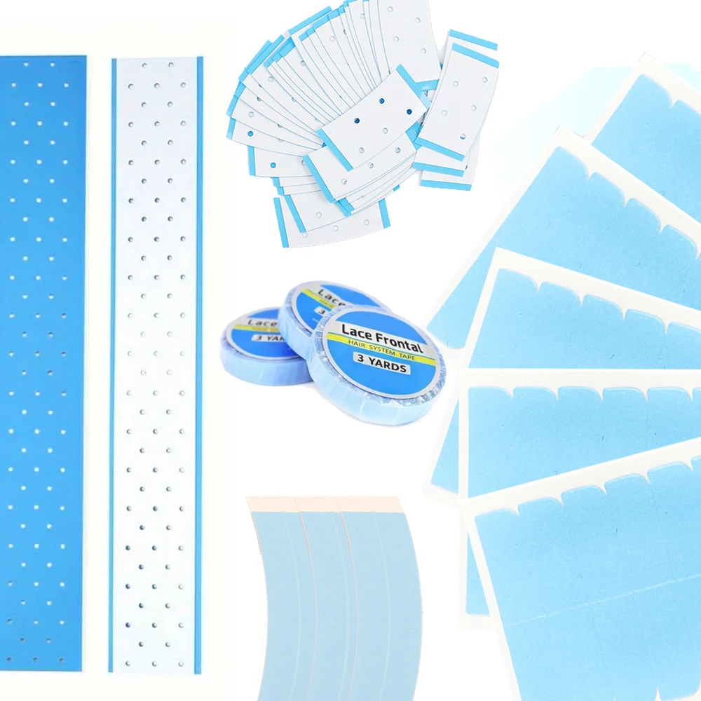 

2025 Various types Double-Sided Invisible Wig Tape, Strong Hold Adhesive for Lace Wigs & Toupees, Clear Wig Tape for Women