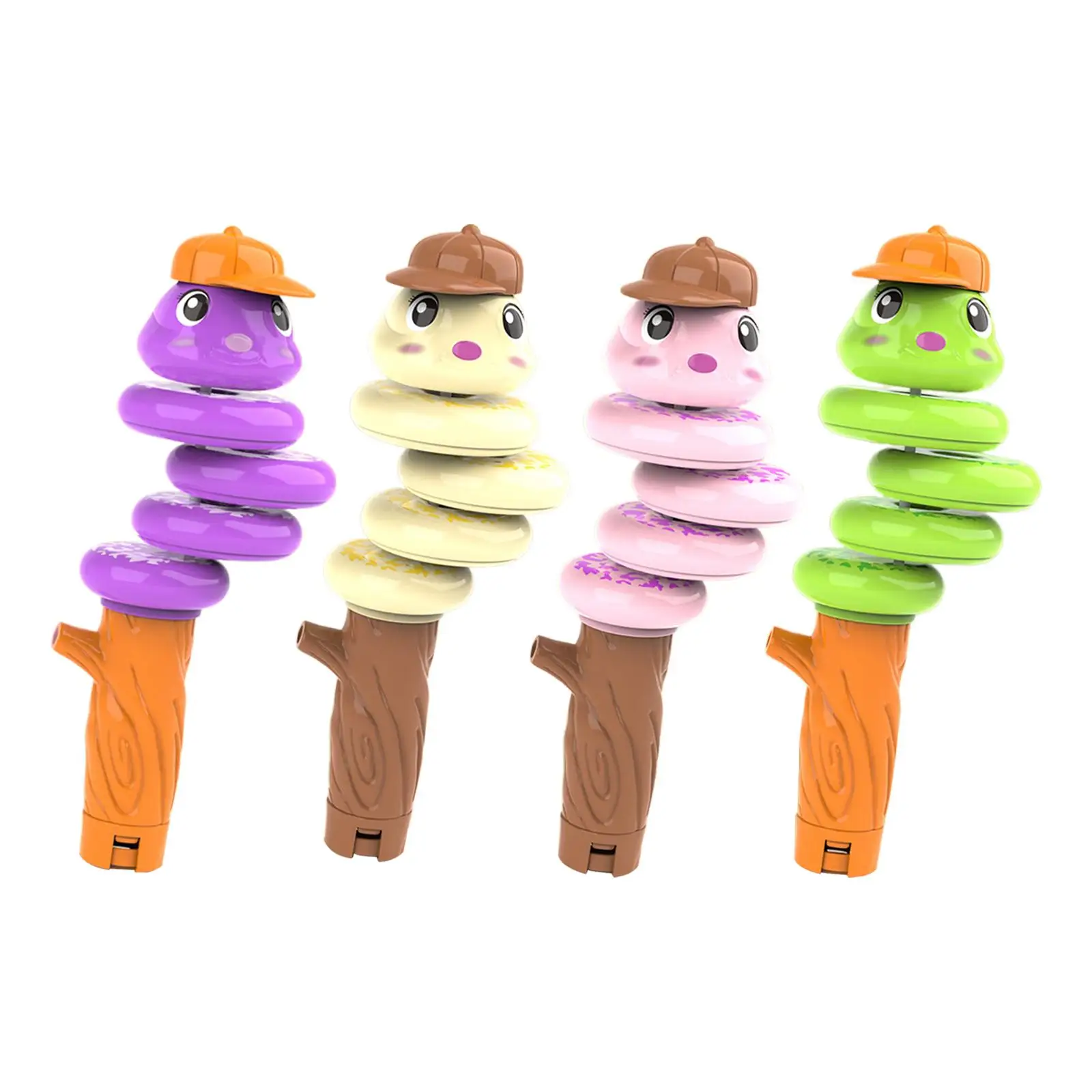 Snake Shape Whistle Toy Swinging Snake Children's Toy Children Rotating Plaything for Children Kids Ages 3-6 Years Preschool