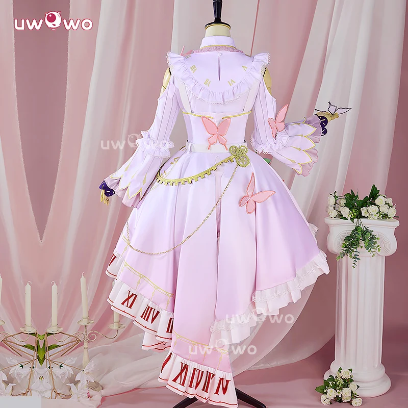 UWOWO Mizukii Collab Series: Project Sekaii Akiyamaa Mizukii Trail of Butterflies Cosplay Costume Maid Dress Halloween Costumes