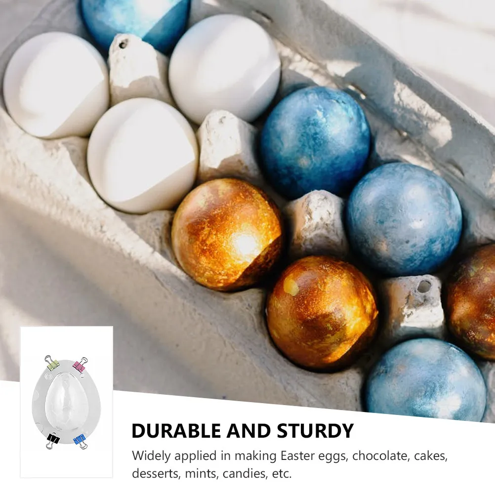 Chocolate Mold Easter Egg Shape Premium Plastic Mold for DIY Cake Candy Baking Supplies Kitchen Tool Baking Tool