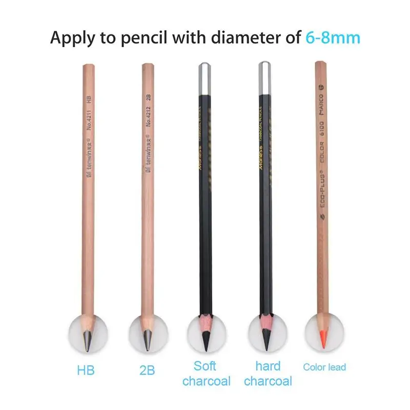 แบบพกพาเครื่องเหลาดินสอไฟฟ้าสำหรับดินสอและดินสอสี Sharpener Auto Stop สำหรับโรงเรียน/ห้องเรียน/สำนักงาน