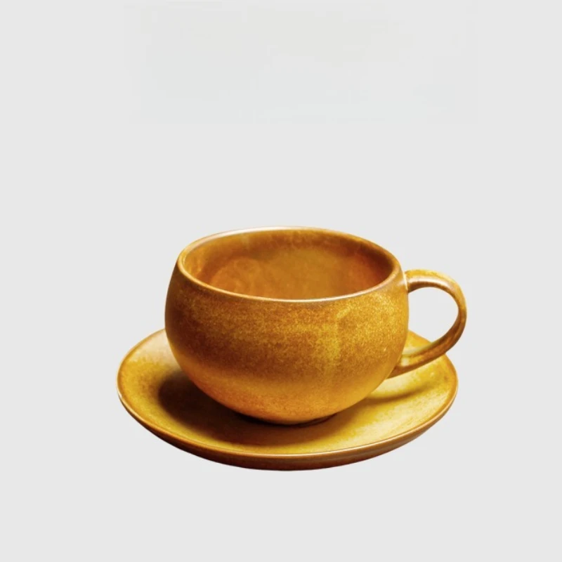 

Handmade Rock Mud Mountain Egg Coffee Mug Retro Tea Cup Ceramic Cup