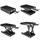 Motorcycle Center Stand Scissor Hoist Jack Lift Stand Portable Bike