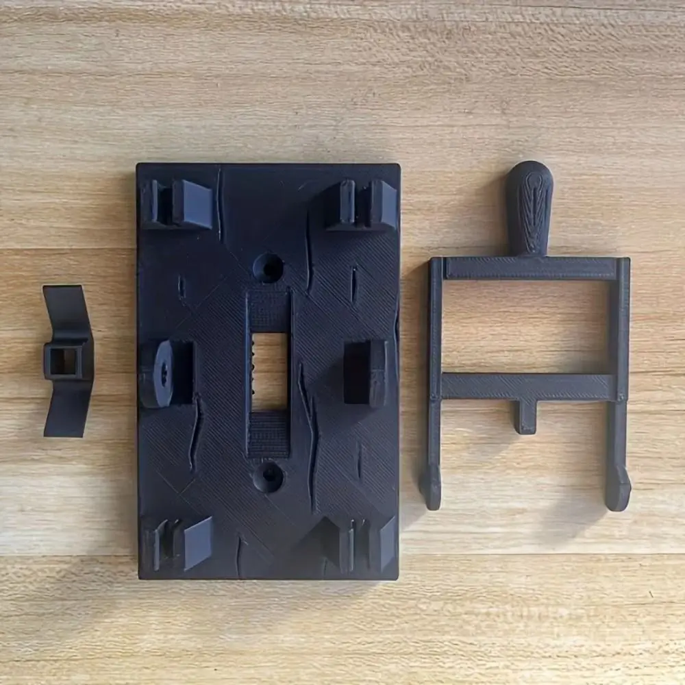 Durable Plastic Light Switch Cover Flip Style Vintage Style Light Switch Plate Scary Decor Easy Installation