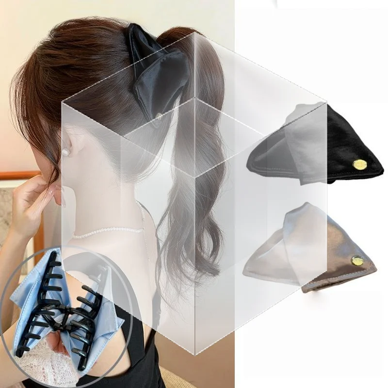 Luxurious French Fabric Shell Hair Clips for Women Ideal for Everyday Chic Look