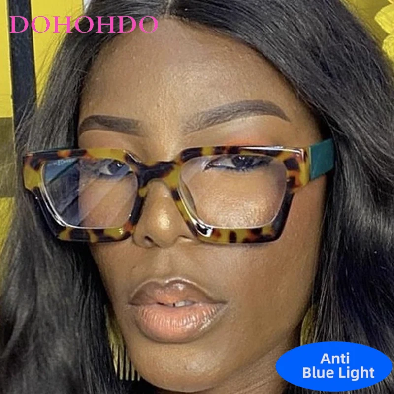 

Vintage Small Square Blue Light Blocking Glasses Women Men Fashion Luxury Designers Computer Play Games Eye Protection Eyewear