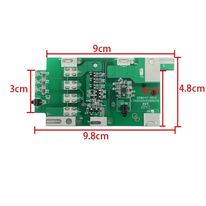 PCB Charge Protection Circuit Board Battery Plastic Case CMCB204 Lithium Ion Battery Case for Craftsman 18V Lithium Battery Case