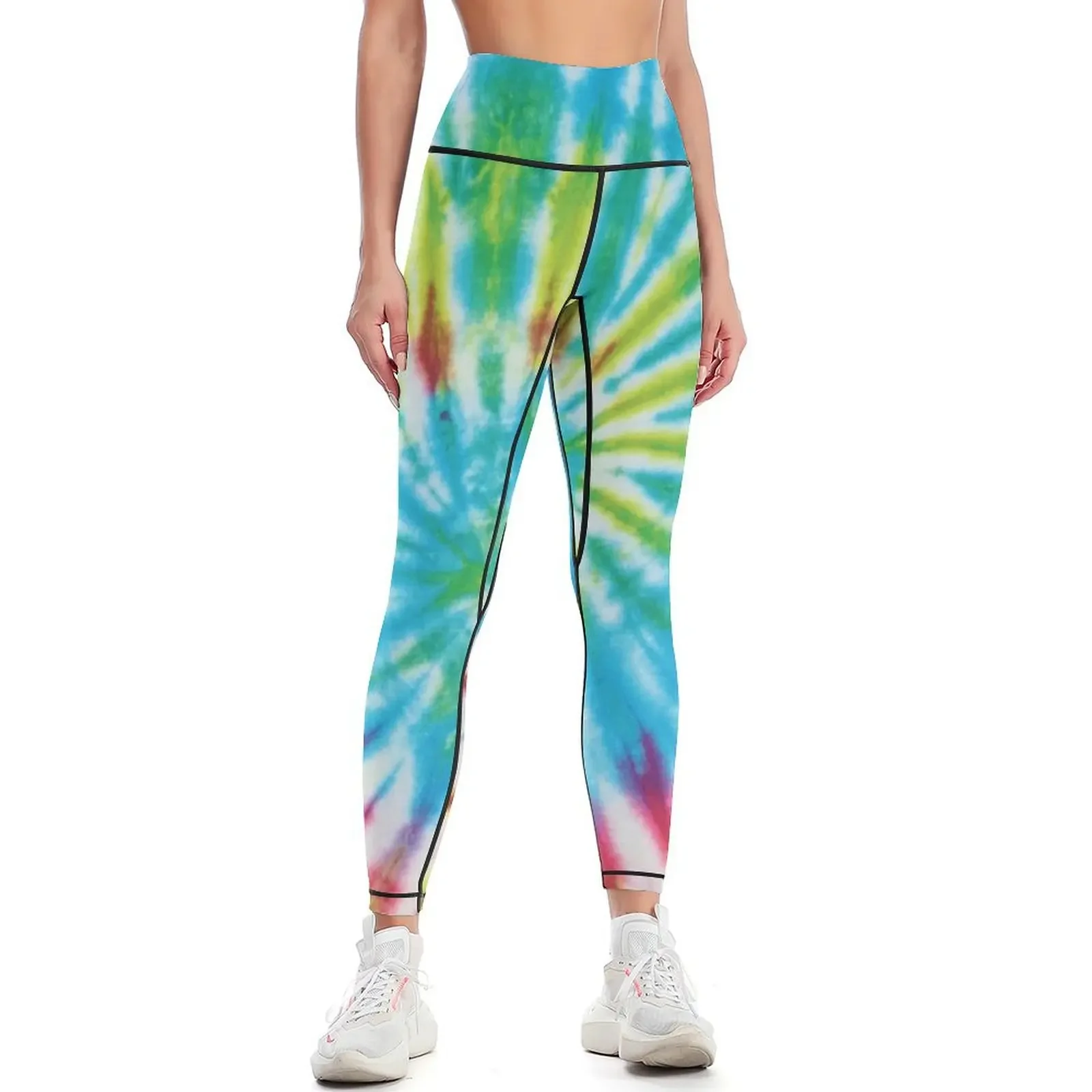 tie dye shirts Leggings Sweatpants Leginsy push up sport legging Womens Leggings