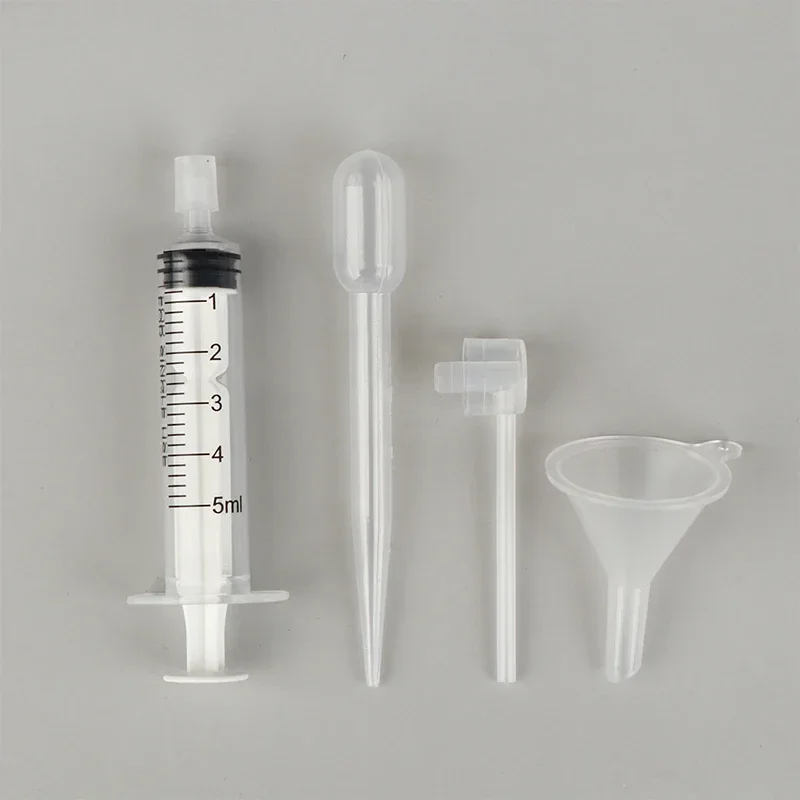 3/4Pcs Perfume Refill Tools Set Plastic Diffuser Syringe Straw Dropper Funnel Spray Dispensing Required Cosmetic Tools