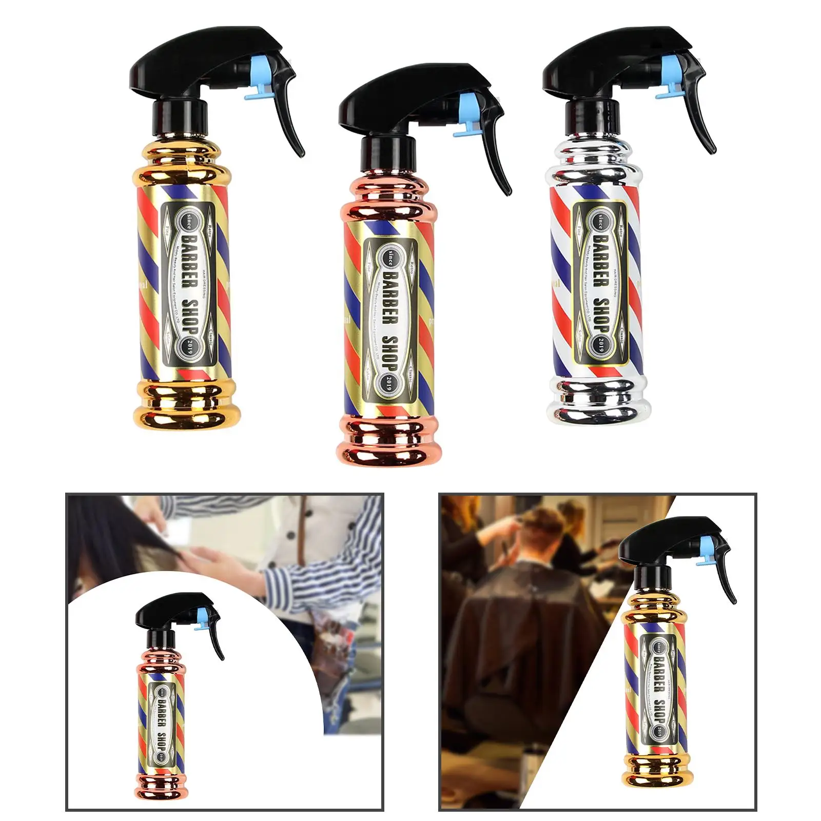 

Spray Bottle Multifunction Hair Styling Novelty Design Hair Tools Water Sprayer for Home Use Cleaning Kitchen Hair Shop Chef