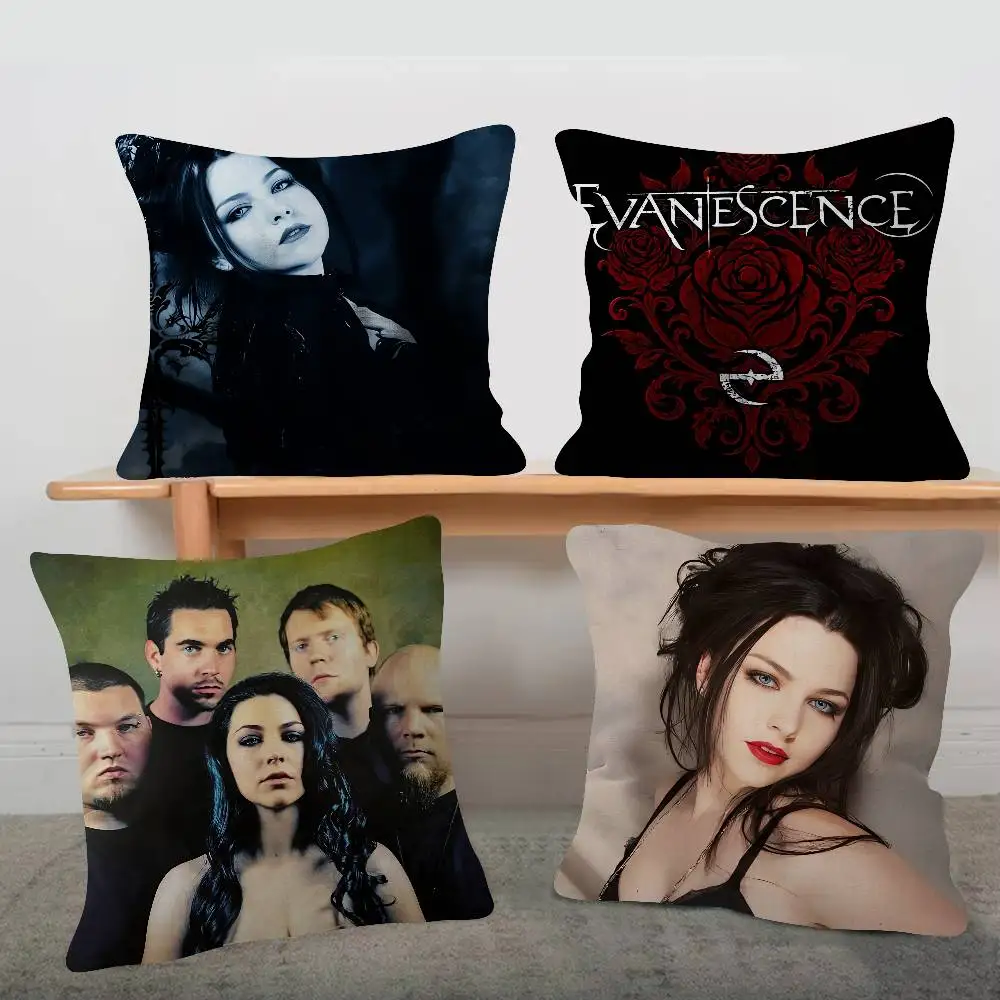 Rock Band Evanescence Cute Cartoon L Game Cushion Cover Pillowcase Upholstery Sofa Throw Pillow Home Decor Pillowcas