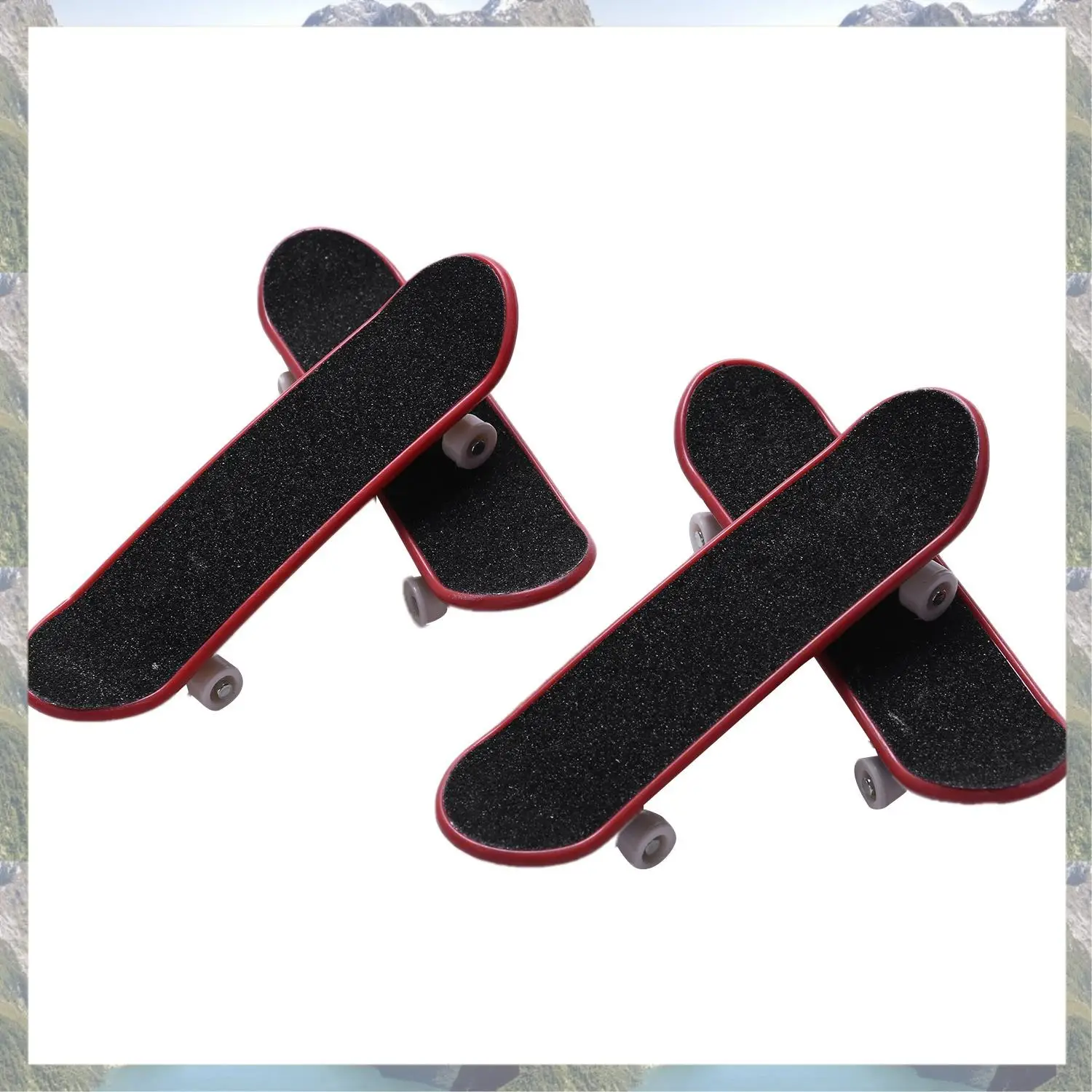 2025 New-4 Pcs Professional Mini Fingerboards/ Finger Skateboard, Unique Matte Surface (Random Patterns And Colors)