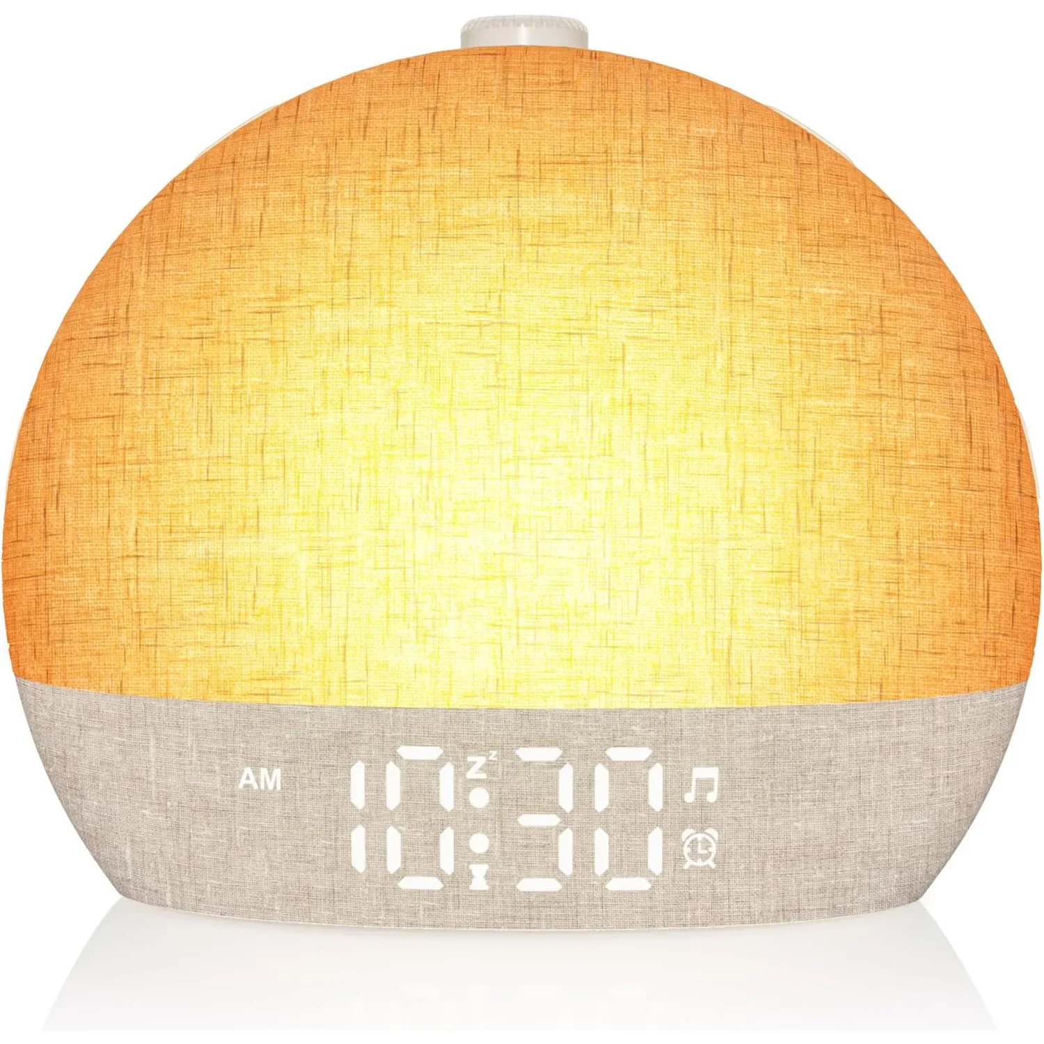 Wake Up Light Sunrise Alarm Clock Timer 30 White Noise Sound Machine Dimmable RGB Night Lights Sleep Aid Snooze Ideal for Gift