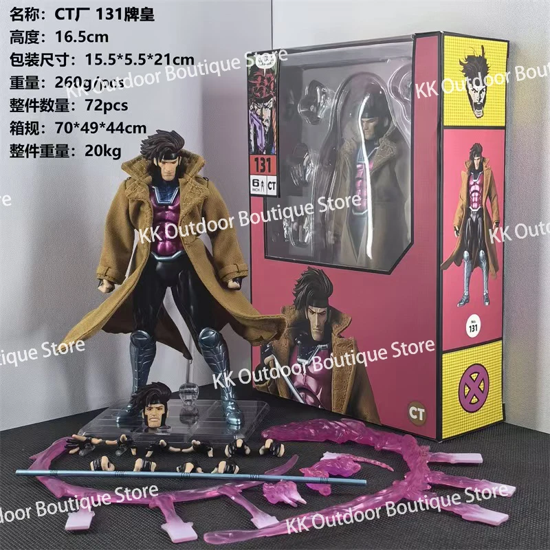 متوفر ألعاب Ct Gambit Mafex 131 X-Men الشكل ولفيرين أنيمي عمل الشكل تمثال تمثال نموذج هدايا مخصصة للعب الاطفال