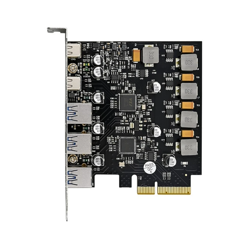 1 PCS PCIE X4 Expansion Card 10G USB3.1 Control Expansion Card PCIE Industrial Server Grade High-Speed Conversion Card