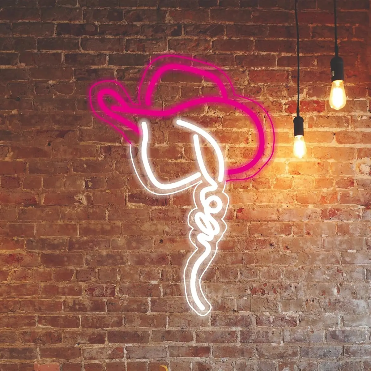 カウガールハットledネオンサイン調光可能カウボーイネオンライト、店舗の窓、店舗ディスプレイ、ビールバー、ナイトクラブの装飾、グランドオープンギフトに