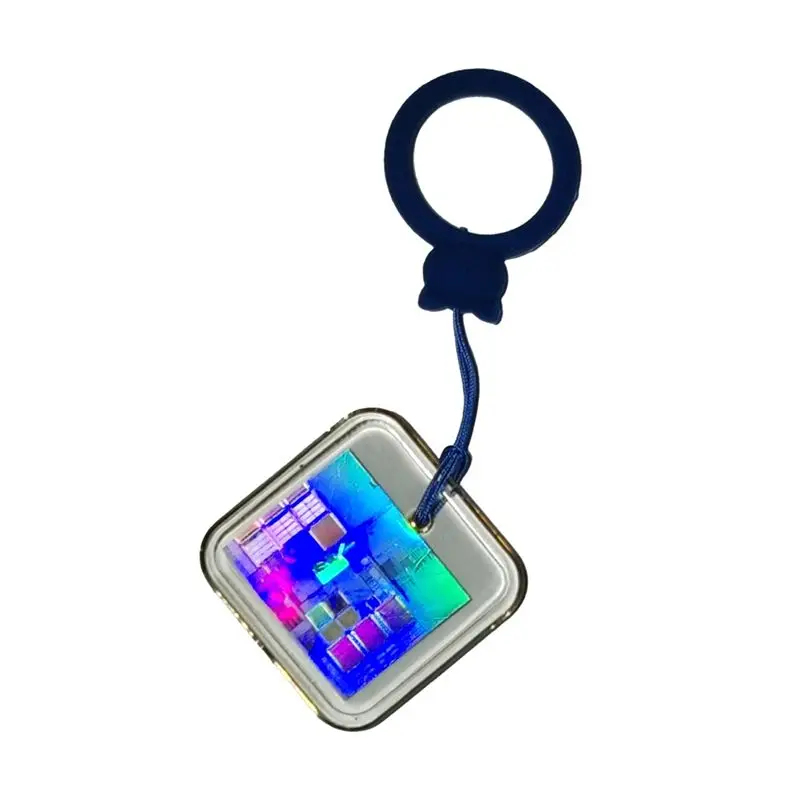 A29F-CPU Wafer Keychain Processor Memory Chip Glue Drip Decoration For For AMD Silicon Wafer Research Teaching
