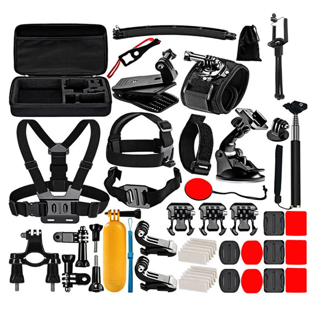 50-in-1 Sports Camera Accessory Bundle For GoPro For Hero 13 For Insta360 For DJI For Osmo Action Cameras