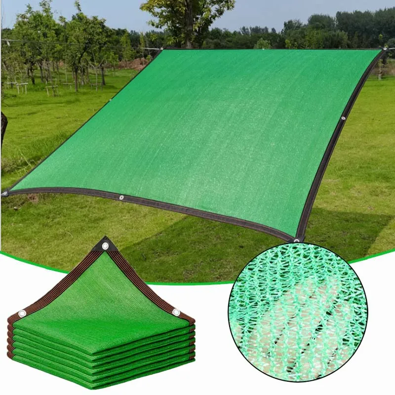 Malla de sombreo verde de 3/6/12 pines para jardín, plantas, cobertizos, terrazas, pérgolas, velas de sombra y toldos para piscinas
