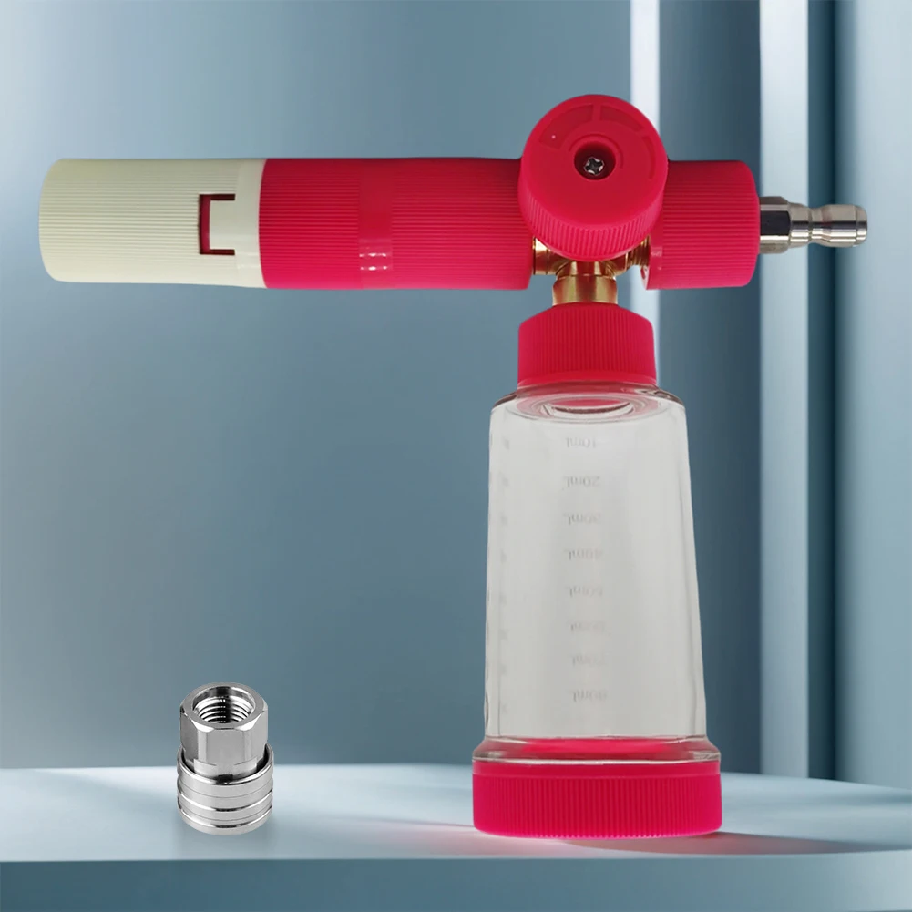 

100ml Soap Foam Spray Bottle with 1/4 Inch Quick Connector Pressure Washer Gun Foam Spray Pot for Cleaning Cars SUVs