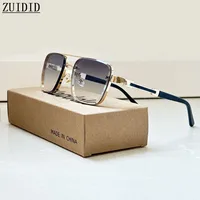 2025 Gafas De Sol cuadradas para Hombre, Gafas De Sol Vintage De lujo para mujer, Gafas De Sol Retro a la moda, Gafas De Sol para Hombre, Lunette Soleil Femme