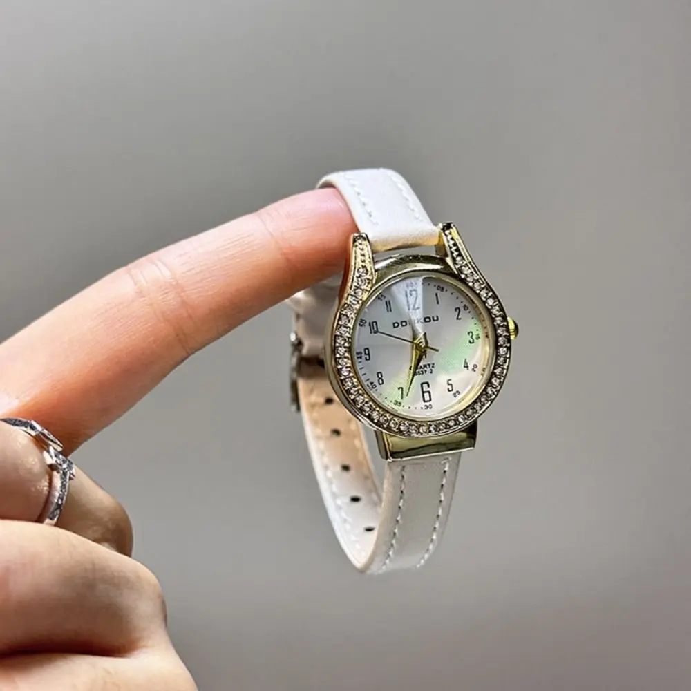 

Женские кварцевые часы Arrival, элегантные наручные часы с маленьким циферблатом, легкие роскошные минималистичные женские часы с циферблатом в форме ракушки для студентов
