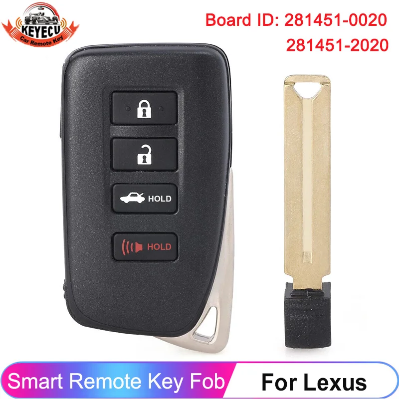 For Lexus ES300h ES350 GS350 GS450h IS200t IS250 IS300 IS350 HYQ14FBA Remote Key Keyless Fob Board ID: 281451-0020 281451-2020