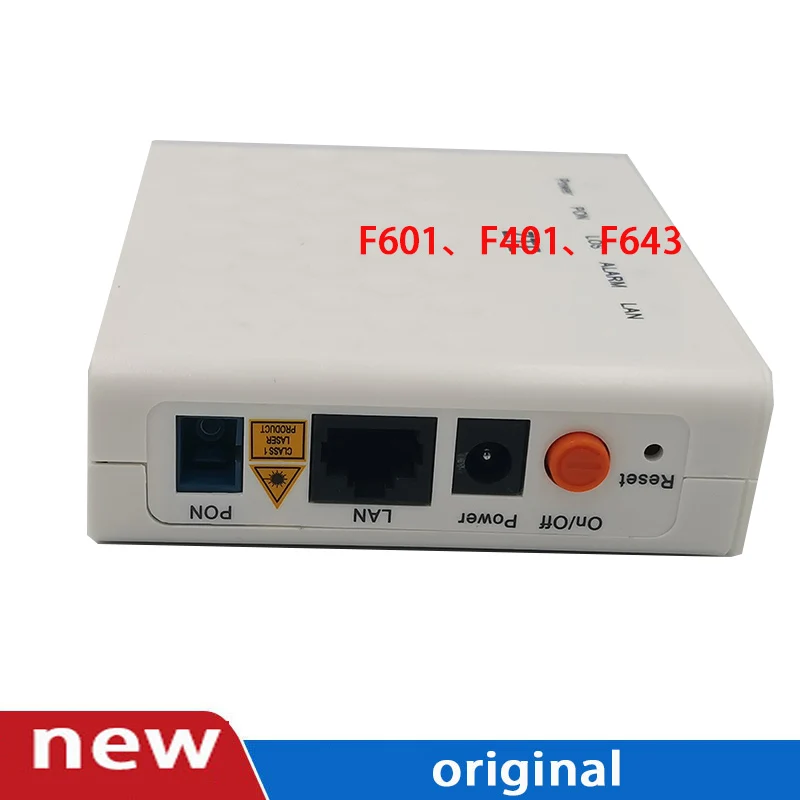Kostenloser Versand 4,0 original neues f601 gpon Terminal ont optisches Terminal 1ge Port gleiche Funktion wie onu Version