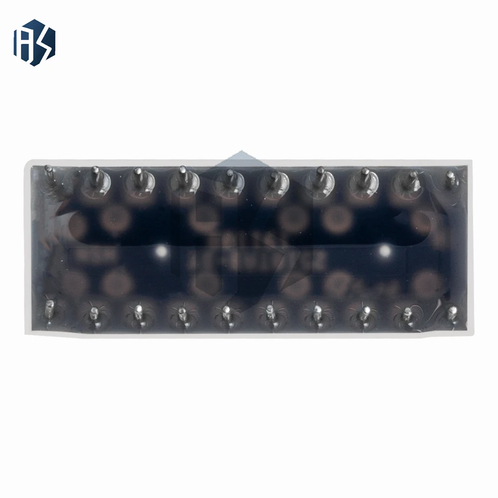 Barre lumineuse LED super lumineuse à segments numériques, tube plat, 10 grilles, 2 rouges, 3 jaunes, 4 vertes, 1 lumière bleue, B10BRYGB